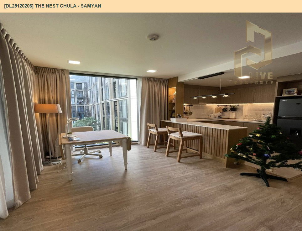 picture DL25120206 Condo for rent, The Nest Chula - Samyan near MRT สามย่าน, ready to move in, call urgently 0638692663 LineID @655ebbvc - 3/10