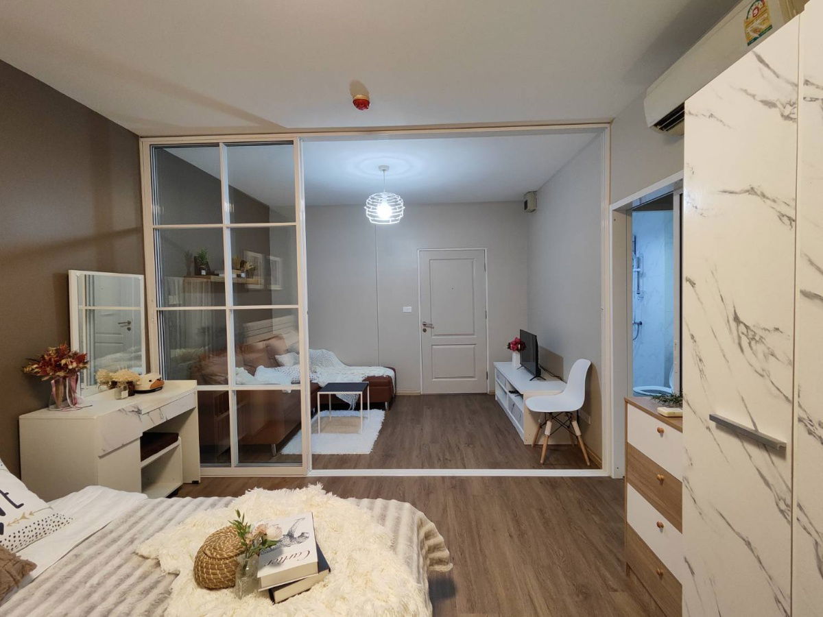 รูป เป็นเจ้าของห้องสวยในราคาถูกกว่าค่าเช่า ห้องรีโนเวทพร้อมอยู่ แถมเครื่องใช้ไฟฟ้า BU โชคชัย 4 (28 ตรม) ใกล้สถานีโชคชัย 4 - รูปที่ 13/18