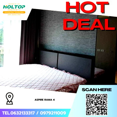 Condos for rent Kluai Nam Thai : #Z3544💥 081268 🔥Condo for rent: Aspire Rama 4