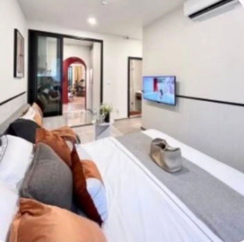 picture Condo down payment for sale, Original Play Bangsaen, 28.20 sq m, 12A floor, large room, sea view, with a return of 6% per year, ready to transfer. - 8/19