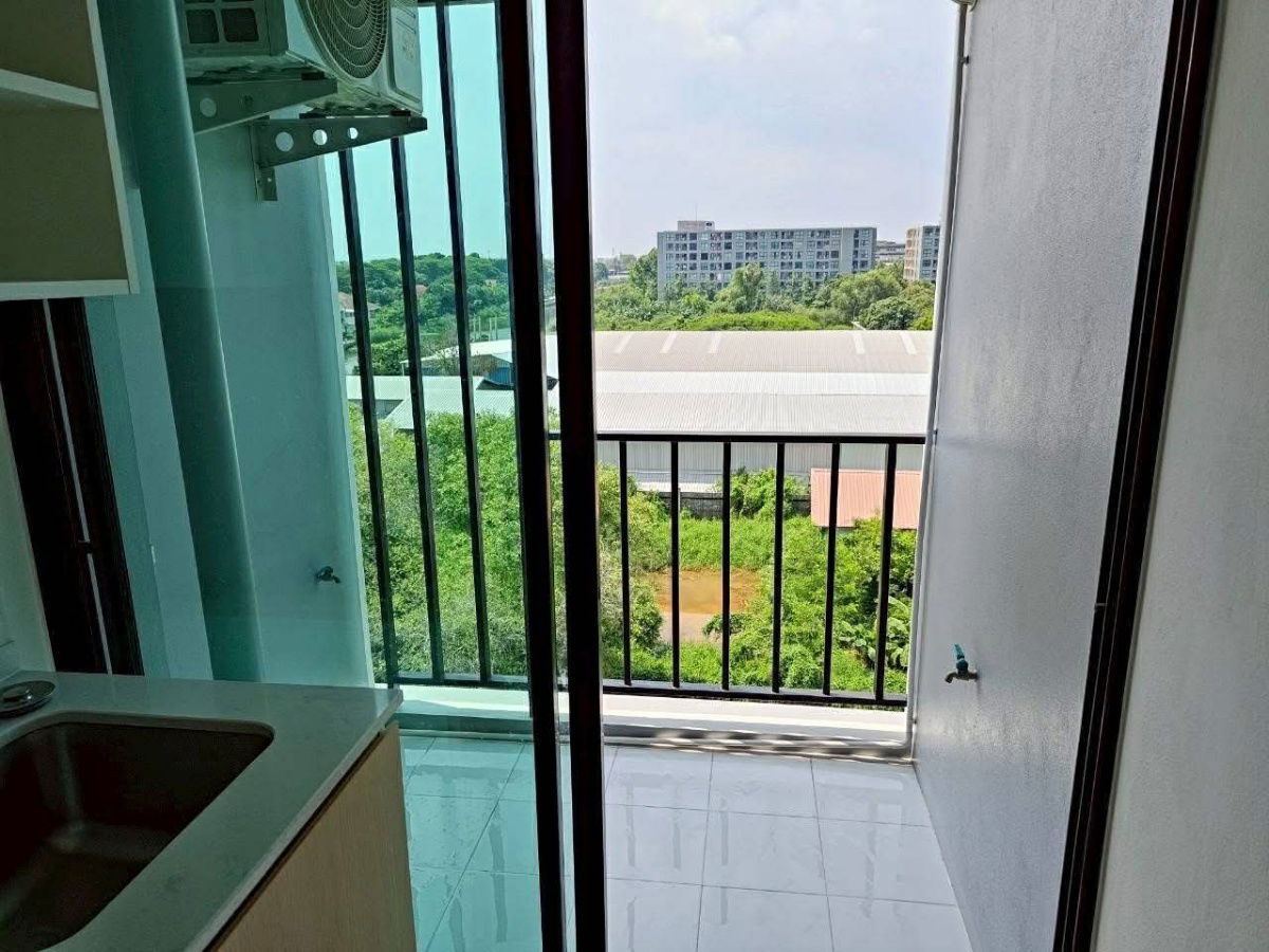 รูป ให้เช่า เพลิ เพลิน ลำลูกกา 35 ตรม. ชั้น 6 เครื่องใช้ไฟฟ้า เฟอร์ครบ - รูปที่ 8/9