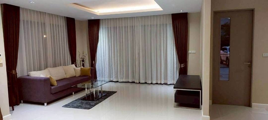picture For Rent – Habitia Orbit Hathairat Modern Fusion style detached house with a spacious side lawn. Peaceful and green environment, perfect for living - 6/13