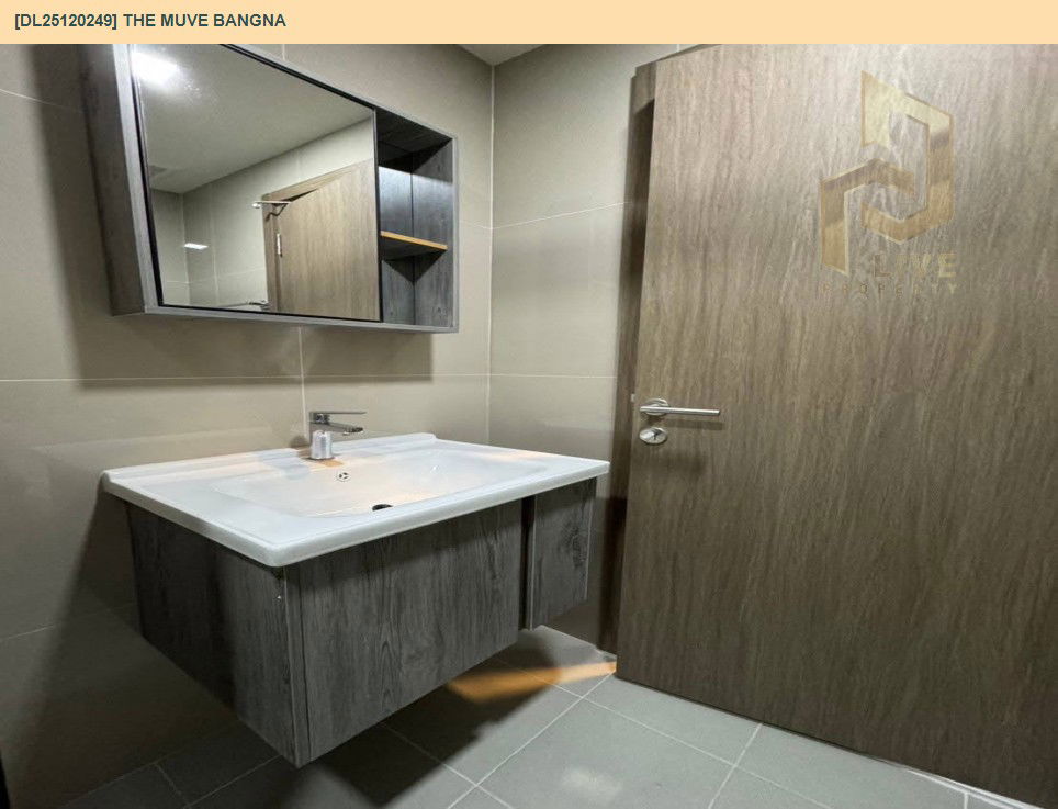 picture DL25120249 Condo for rent, THE MUVE Bangna near -, ready to move in, call urgently 0638692663 LineID @897iyzll - 7/8