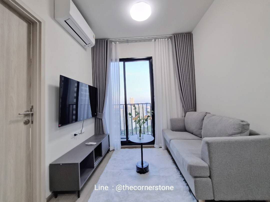 picture Brand New Condo✨For Rent ❗️" 𝐍𝐔𝐄 𝐃𝐢𝐬𝐭𝐫𝐢𝐜𝐭 𝐑𝟗 “ 2 Bed 1 Bath 35 Sq.m. Near MRT-Rama 9 - 6/18