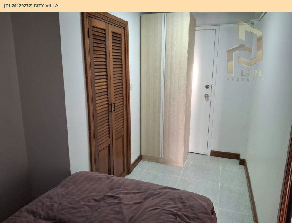 รูป DL25120272 ให้เช่าคอนโด ซิตี้ วิลล่า (City Villa) ใกล้ - พร้อมเข้าอยู่ โทรด่วน 0800343450 LineID @655ebbvc - รูปที่ 9/16