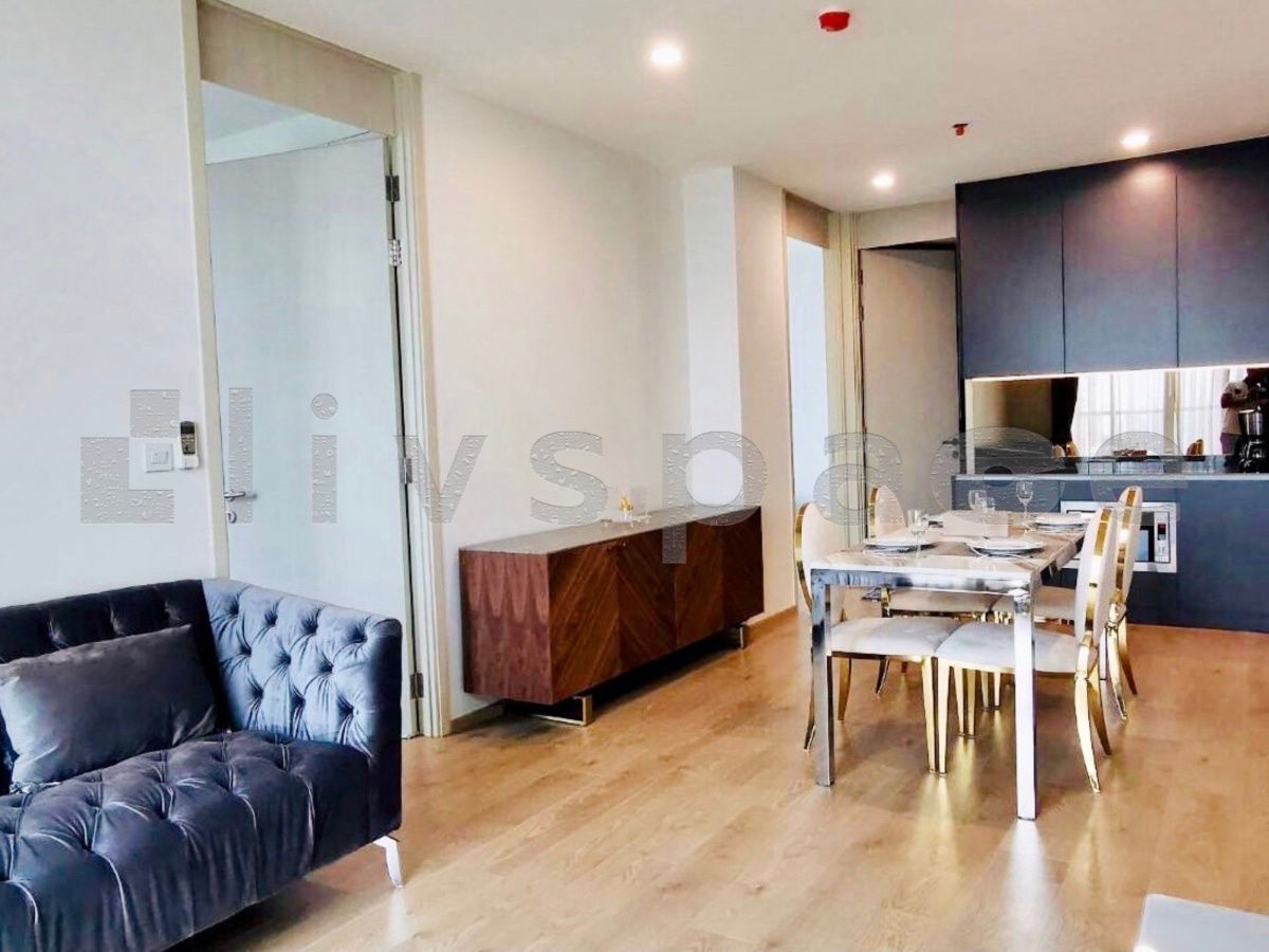 รูป ▚ LE116ツ สำหรับเช่า Noble Recole 2 Bed 68.17 ตร.ม.! 👑 ตกแต่งหรูหรา วิวสวยไม่บล็อก เห็น รร.วัฒนา ใจกลางสุขุมวิท 58k  - รูปที่ 2/7