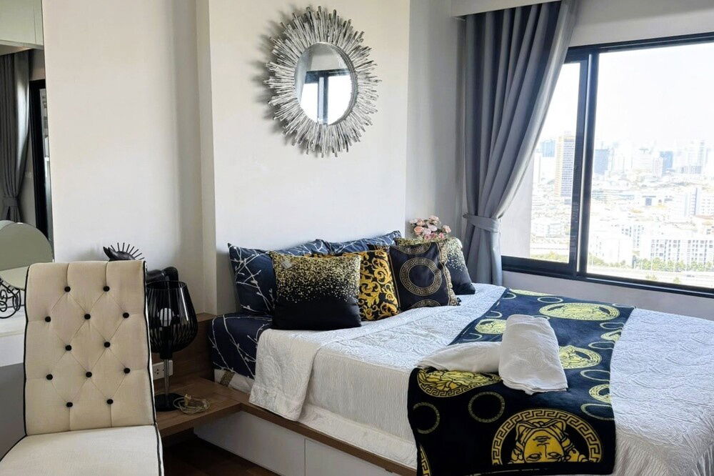 picture Rent ! large room, river view / City view, high floor 22++, Good location! Code C20230103794...Blocs 77, 1 bed, 1 bath, furnished, ready to move in - 6/9