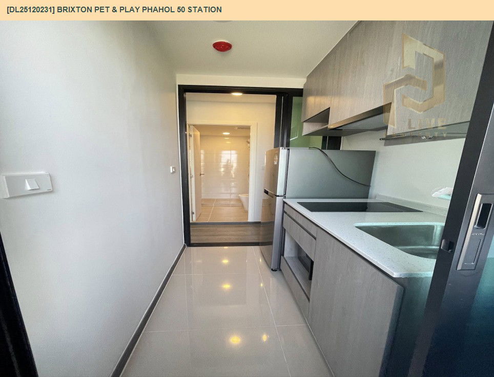 picture DL25120231 Condo for rent, Brixton Pet & Play Phahol 50 Station near -, ready to move in, call urgently 0638692663 LineID @655ebbvc - 10/10