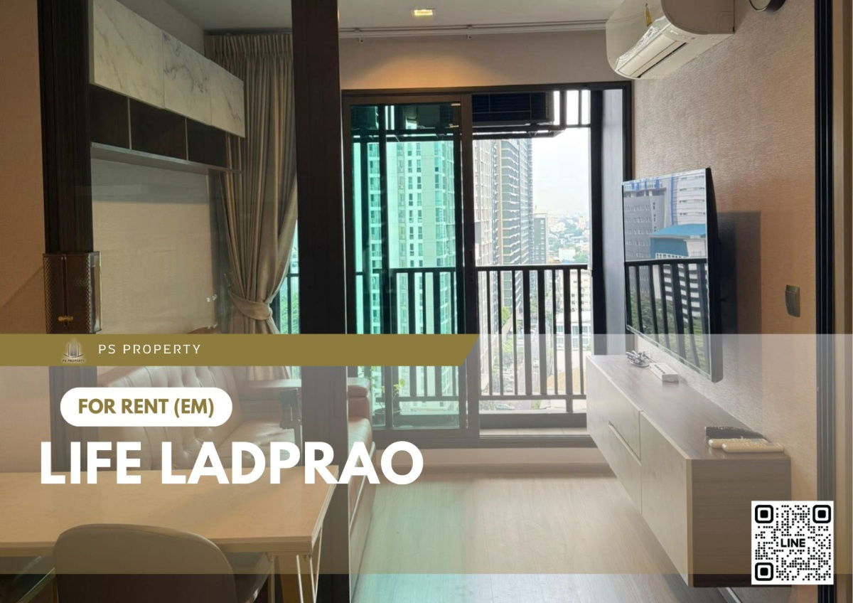 รูป ให้เช่า 🔥 Life Ladprao 🔥 ใกล้ BTS ห้าแยกลาดพร้าว เฟอร์นิเจอร์ และ เครื่องใช้ไฟฟ้าครบ - รูปที่ 1/11