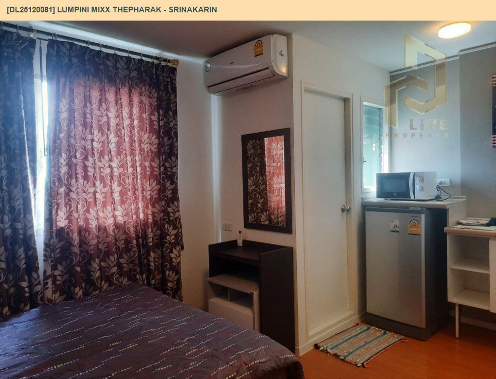 picture DL25120081 Condo for rent, Lumpini Mixx Thepharak - Srinakarin near -, ready to move in, call urgently 0638692663 LineID @655ebbvc - 5/7