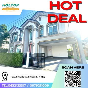 #R8093 🎉 091268 ให้เช่าบ้าน Grandio Bangna KM.5