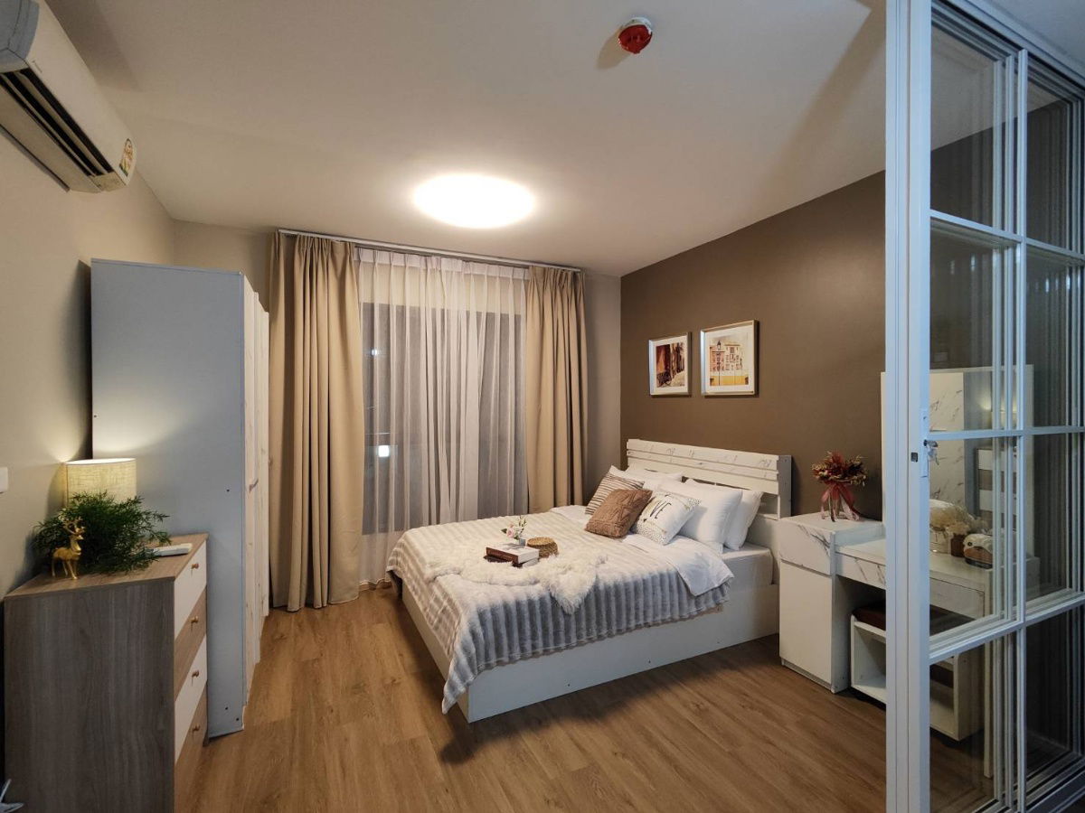 รูป เป็นเจ้าของห้องสวยในราคาถูกกว่าค่าเช่า ห้องรีโนเวทพร้อมอยู่ แถมเครื่องใช้ไฟฟ้า BU โชคชัย 4 (28 ตรม) ใกล้สถานีโชคชัย 4 - รูปที่ 1/18