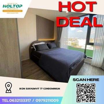#Z3546💥 081268 🔥ให้เช่าคอนโด IKON SUKHUMVIT 77 CONDOMINIUM