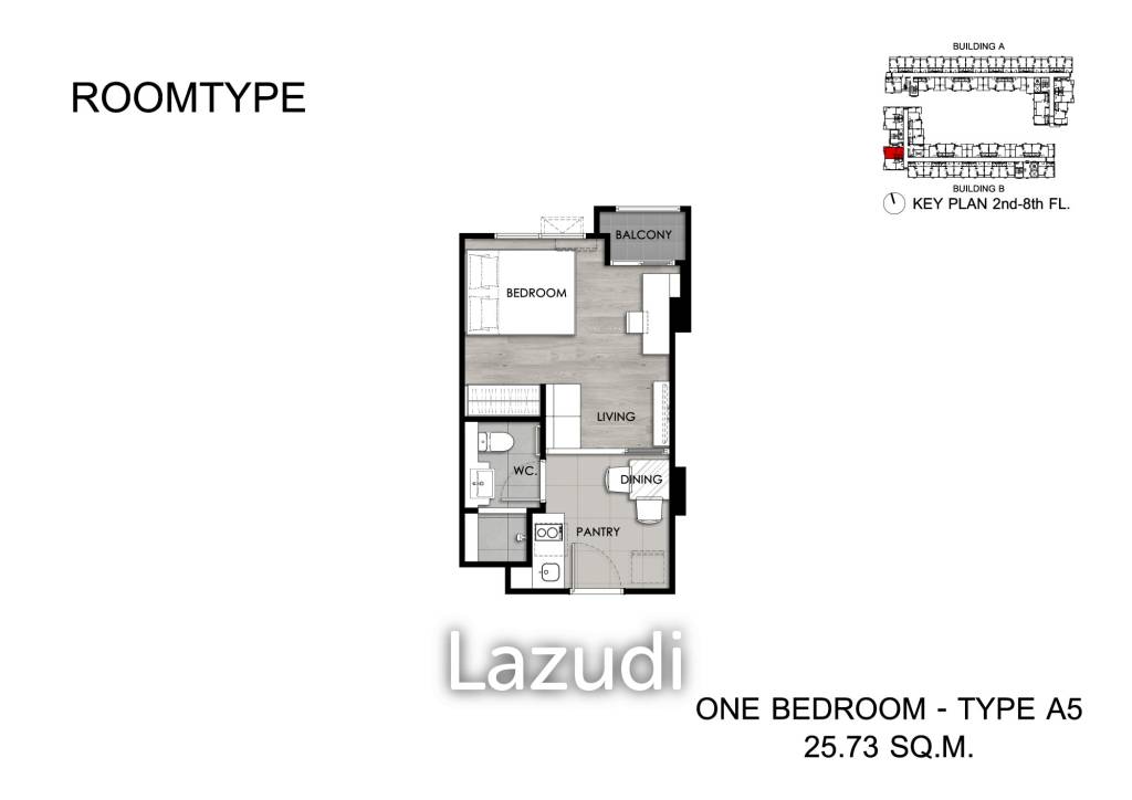 picture 1 Bed 25.76SQ.M Escent Bangna - 1/1