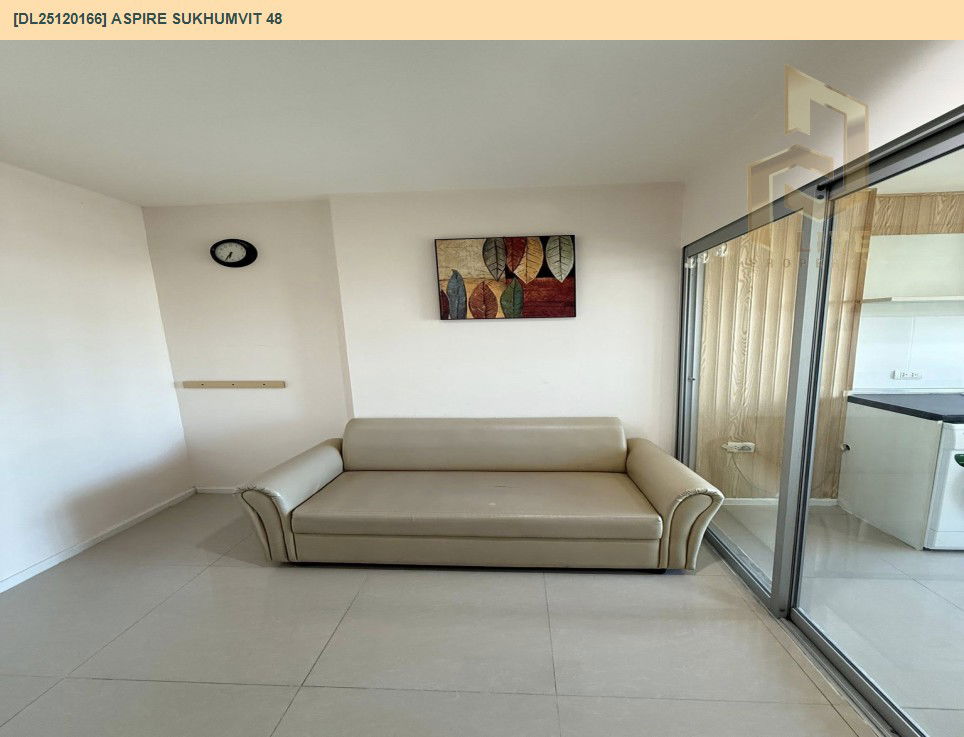รูป DL25120166 ให้เช่าคอนโด แอสปาย สุขุมวิท 48 (Aspire Sukhumvit 48) ใกล้ BTS พระโขนง พร้อมเข้าอยู่ โทรด่วน 0653619502 LineID @534wlwof - รูปที่ 6/13