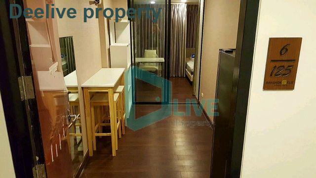 picture DL006228 Condo for rent, Bangkok Feliz Sathorn - Taksin near BTS Krung Thon Buri, ready to move in, call urgently 0638692663 LineID @534wlwof - 6/8