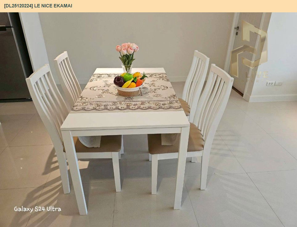 รูป DL25120224 ให้เช่าคอนโด เลอ นิส เอกมัย (Le Nice Ekamai) ใกล้ BTS เอกมัย พร้อมเข้าอยู่ โทรด่วน 0638692663 LineID @897iyzll - รูปที่ 5/11