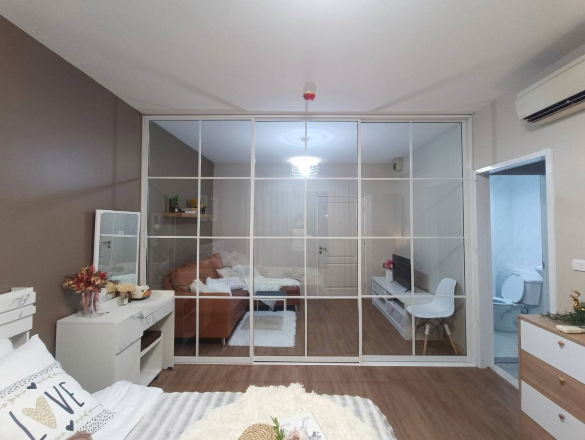 รูป เป็นเจ้าของห้องสวยในราคาถูกกว่าค่าเช่า ห้องรีโนเวทพร้อมอยู่ แถมเครื่องใช้ไฟฟ้า BU โชคชัย 4 (28 ตรม) ใกล้สถานีโชคชัย 4 - รูปที่ 16/18