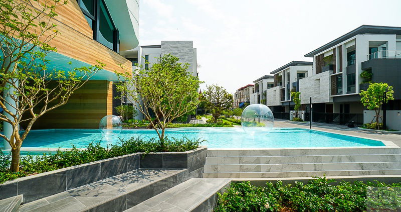 รูป เดอะ เจนทริ พัฒนาการ 2 บ้านเดี่ยว 3 ชั้น 77ล้าน สไตล์พูลวิลล่าหรูตกแต่งครบ 5นอน 7ห้องน้ำ 660ตรม 95ตรว 4จอดรถ ไม่ไกลเพชรบุรี เอกมัย - รูปที่ 18/23