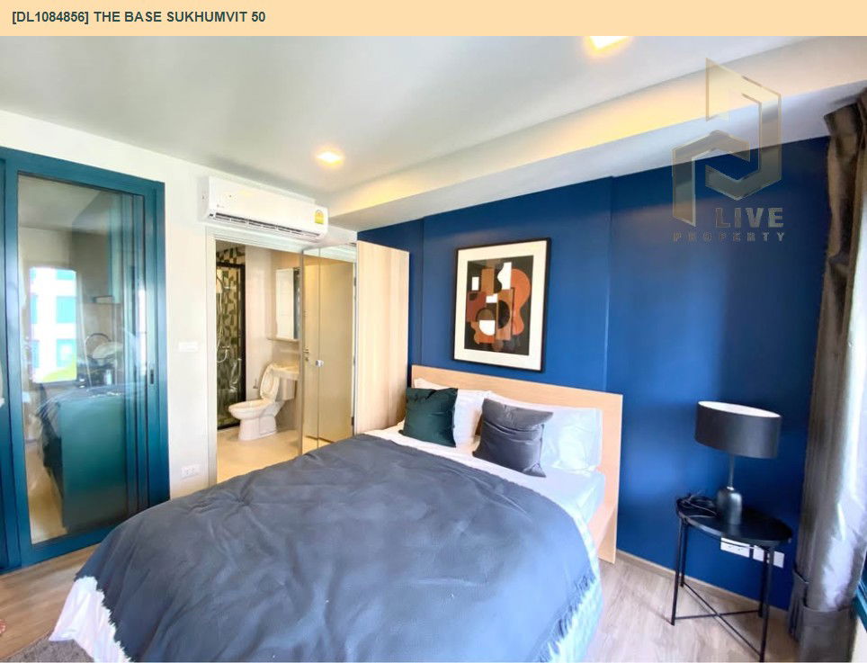รูป DL1084856 ให้เช่าคอนโด เดอะ เบส สุขุมวิท 50 (The Base Sukhumvit 50) ใกล้ BTS อ่อนนุช พร้อมเข้าอยู่ โทรด่วน 0614453194 LineID @162cjixi - รูปที่ 8/11