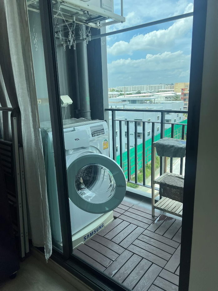 รูป code : E207 ให้เช่าคอนโด กรีเน่ คอนโด ดอนเมือง-สรงประภา | ห้องสตูดิโอ 25 ตร.ม. ชั้น 7 เฟส 1 ใกล้สนามบินดอนเมือง พร้อมเฟอร์ครบ - รูปที่ 9/15