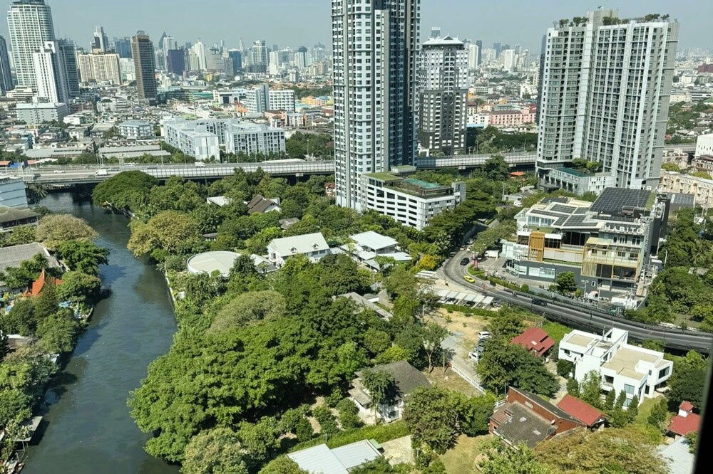 picture Rent ! large room, river view / City view, high floor 22++, Good location! Code C20230103794...Blocs 77, 1 bed, 1 bath, furnished, ready to move in - 9/9