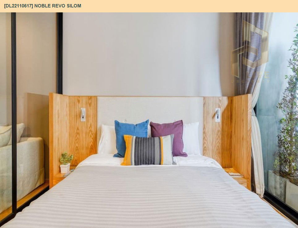 picture DL22110617 Condo for rent, Noble Revo Silom near BTS Surasak, ready to move in, call urgently 0638692663 LineID @534wlwof - 3/14