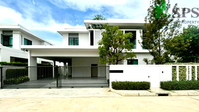 เช่าบ้านเดี่ยว มาร์เก็ต วิลเลจ สุวรรณภูมิ : Detached house for rent Mantana Bangna Km.15 ( SPSEVE1492 )