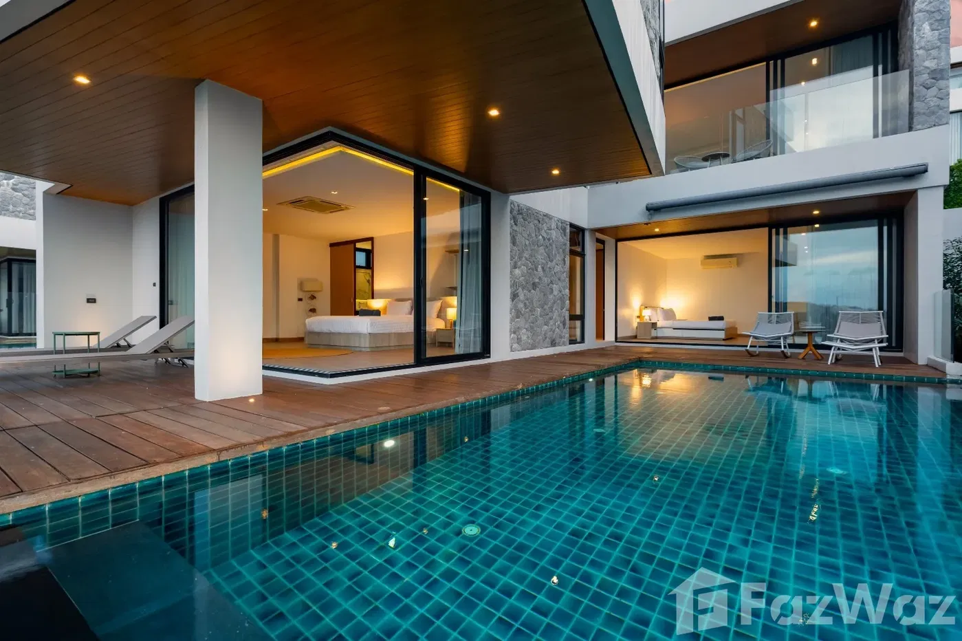 picture ð Modern 4-Bedroom Pool Villa for Rent & Sale â Partial Sea 5596317 - 11/16