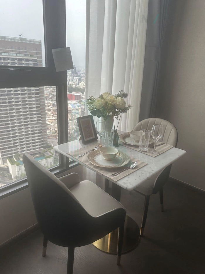 รูป 🎊 ให้เช่าคอนโด พาร์ค ออริจิ้น จุฬา-สามย่าน อาคาร 1 ชั้น 29 Duplex ขนาด 35 ตรม ใกล้ ตลาดสามย่าน - รูปที่ 8/8