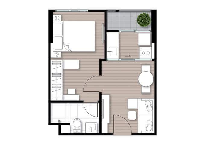 picture MRT Yaek Fai Chai 140 m. Price 15,000 Baht Condo NUE Noble Faichai - Wang Lang ( Rental ) - 10/25