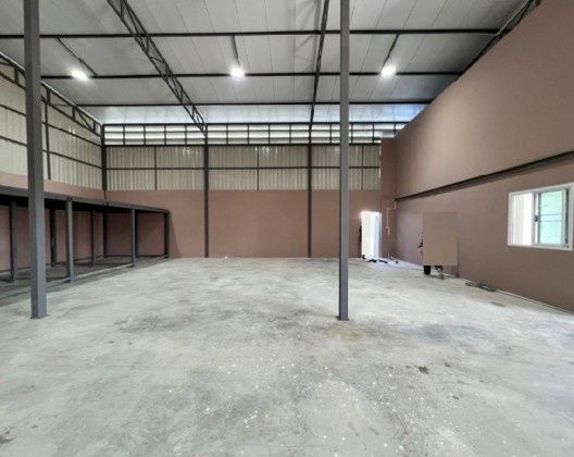 รูป ให้เช่าโกดัง พร้อมออฟฟิศ พร้อมบ้านพัก พื้นที่ดิน 200 ตารางวา พื้นที่ใช้สอย 381 ตารางเมตร ซอยลำโพ บางบัวทอง / ใกล้ร.ร.สารสาสน์ มีรั้ว รถใหญ่เข้าได้ - รูปที่ 6/8