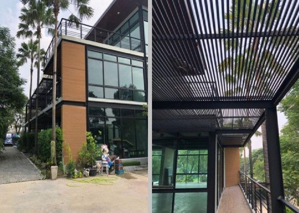 รูป ให้เช่าอาคารสำนักงาน ซอยลาซาล บางนา พื้นที่ใช้สอย 1,107 ตารางเมตร / แอร์ 25 เครื่อง / จอดรถ 10 คัน - รูปที่ 2/13