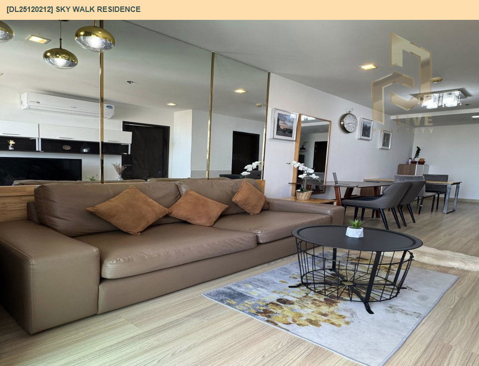 picture DL25120212 Condo for rent, Sky Walk Residence  near BTS Phra Khanong, ready to move in, call urgently 0638692663 LineID @162cjixi - 12/12