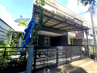 ทาวน์โฮม ถนนปัญญาอินทรา : ขายทาวน์เฮ้าส์ 2 ชั้น มบ.ฮาบิเทีย วงแหวน–รามอินทรา บ้านหลังมุม พื้นที่เยอะ  ใกล้แฟชั่นไอส์แลนด์ เดอะพรอมานาด โรงเรียนสาธิตพัฒนา และรถไฟฟ้าสายสีชมพู