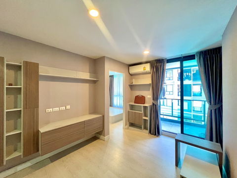 Modernform furniture throughout the unit. Amazing location! Condo for sale: The Cube Plus Minburi, close to the MRT.