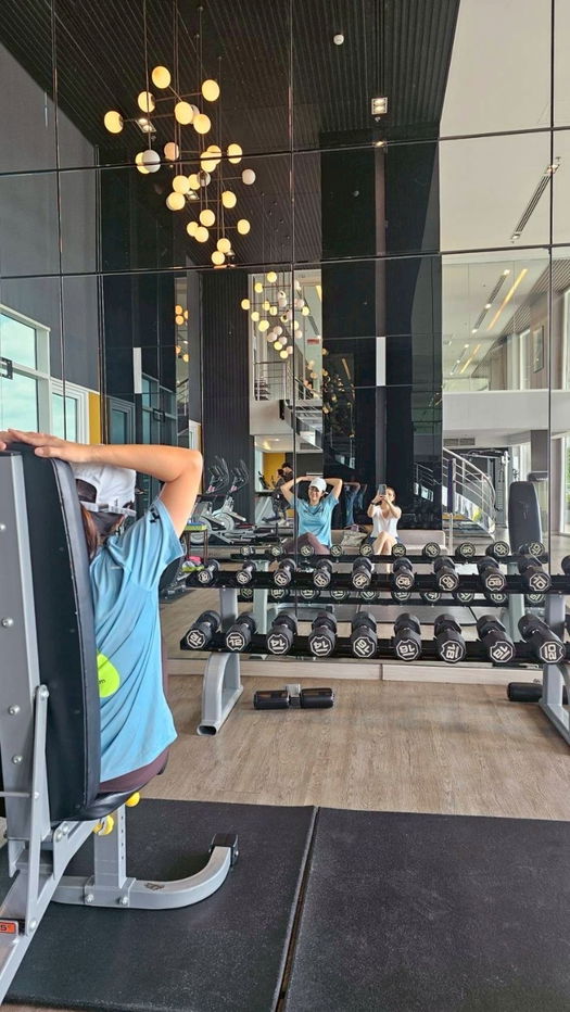 รูป 🥰เจ้าของมาเอง ตามหาลูกบ้านที่น่ารัก🥰  วิวสวยอลัง!  พร้อมเฟอร์ครบ😉  Stunning View! Luxury 2-Bedroom Condo Fully Furnished🥰  视野极佳！豪华两房公寓 · 拎包入住 - รูปที่ 10/13