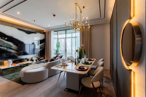 🎉 For Rent Condo RHYTHM EKKAMAI ESTATE Building 1, Floor 12,2 bed room, Room size 82 sqm