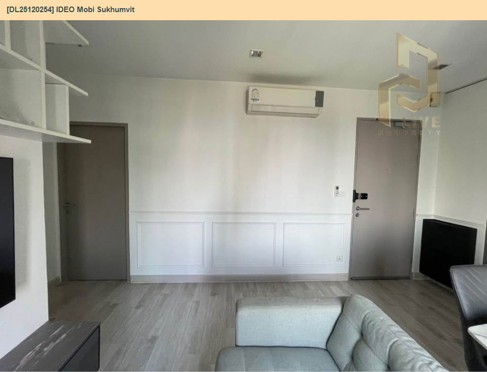 รูป DL25120254 ให้เช่าคอนโด ไอดีโอ โมบิ สุขุมวิท (IDEO Mobi Sukhumvit) ใกล้ BTS อ่อนนุช พร้อมเข้าอยู่ โทรด่วน 0653619502 LineID @534wlwof - รูปที่ 12/12