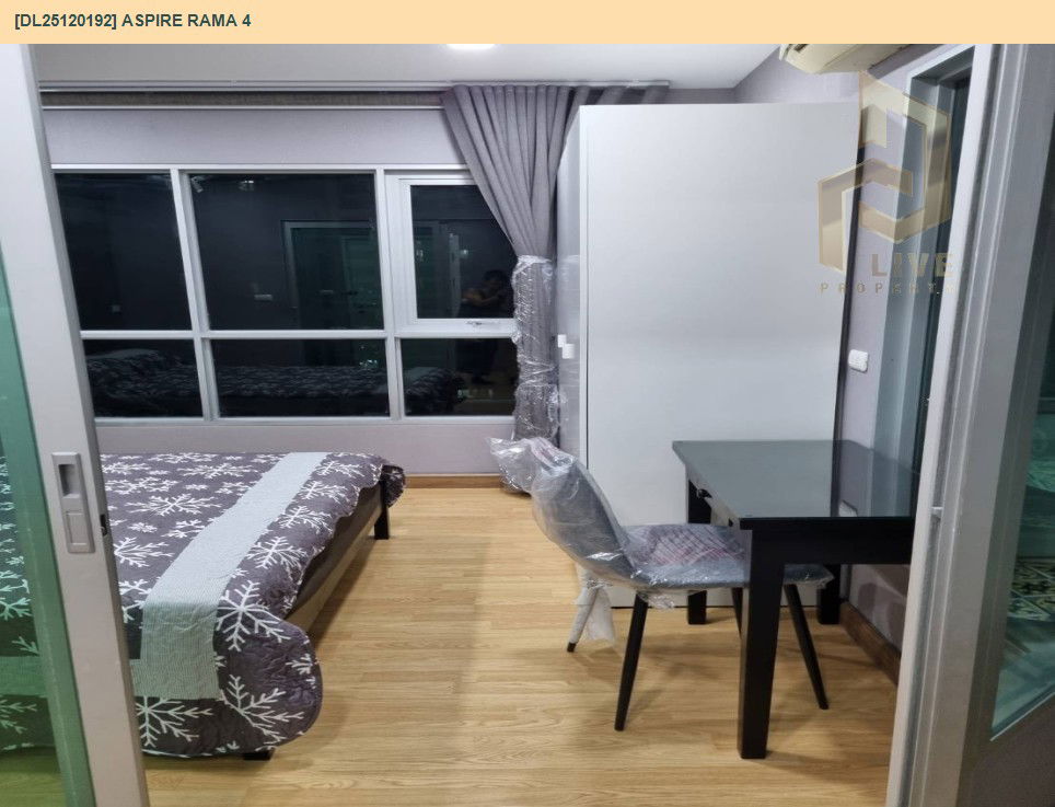 picture DL25120192 Condo for rent, Aspire Rama 4 near BTS Ekkamai, ready to move in, call urgently 0638692663 LineID @655ebbvc - 4/10