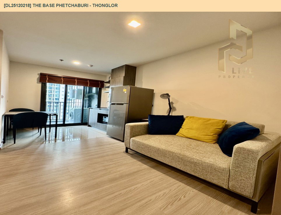 picture DL25120218 Condo for rent, THE BASE Phetchaburi - Thonglor near BTS Phrom Phong, ready to move in, call urgently 0638692663 LineID @162cjixi - 3/5