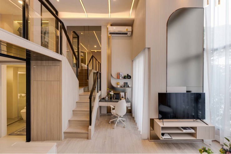 picture Best Price! 0 km. MRT New High Ceiling Duplex Condo for SALE near market, department store, hospital, school, and Siam university - 5/18