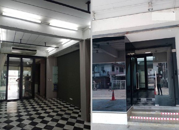 รูป ให้เช่าอาคาร 3 ชั้น ใกล้ RCA ซอยเพชรบุรี 47 / พื้นที่ใช้สอยกว่า 500 ตารางเมตร / จอดรถ 4-5 คัน / แอร์ 6 เครื่อง จดบริษัทได้ - รูปที่ 8/9