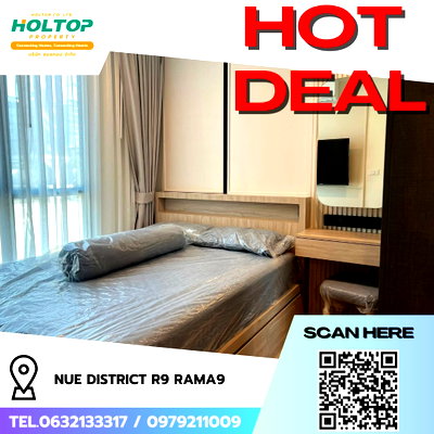 Condos for rent : #R8086 🎉 091268 Condo for rent: Nue District R9 Rama 9