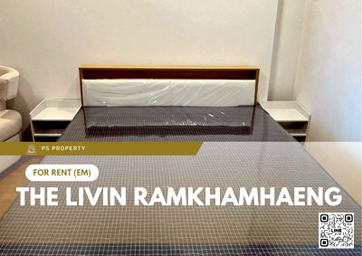 Condos for rent The Paseo Town Ramkhamhaeng  : For rent ✨ The Livin Ramkhamhaeng ✨ near MRT Interchange Lamsalee, fully furnished and equipped with appliances