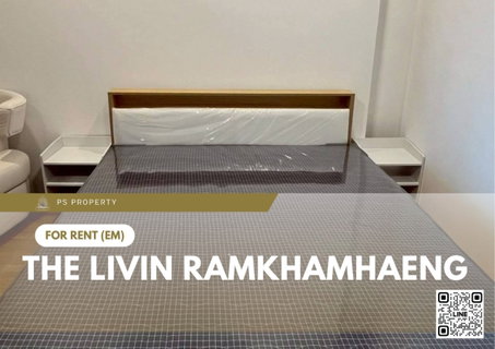 รูปภาพ ให้เช่า ✨ The Livin Ramkhamhaeng ✨ ใกล้ MRT Interchange ลำสาลี เฟอร์นิเจอร์ และ เครื่องใช้ไฟฟ้าครบ 