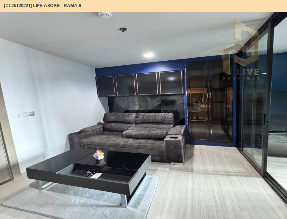 picture DL25120221 Condo for rent, Life Asoke - Rama 9 near MRT พระราม 9, ready to move in, call urgently 0638692663 LineID @897iyzll - 3/10