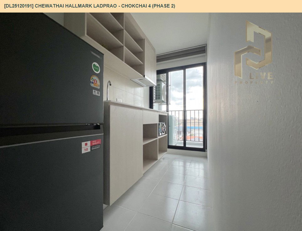 picture DL25120191 Condo for rent, Chewathai Hallmark Ladprao - Chokchai 4 (Phase 2) near -, ready to move in, call urgently 0638692663 LineID @897iyzll - 7/10