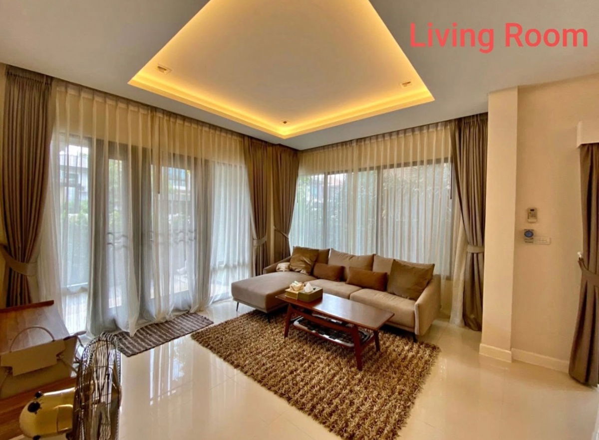 รูป ให้เช่าบ้านเดี่ยว เศรษฐสิริ วัชรพล ใกล้เขตสายไหม สุขาภิบาล5 บ้านสไตล์ Homie Contemporary พร้อมเฟอร์นิเจอร์ - รูปที่ 2/14