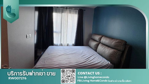 Rent  Life Asoke rama9 condo Beautiful room near Mrt rama 9 RW007276 